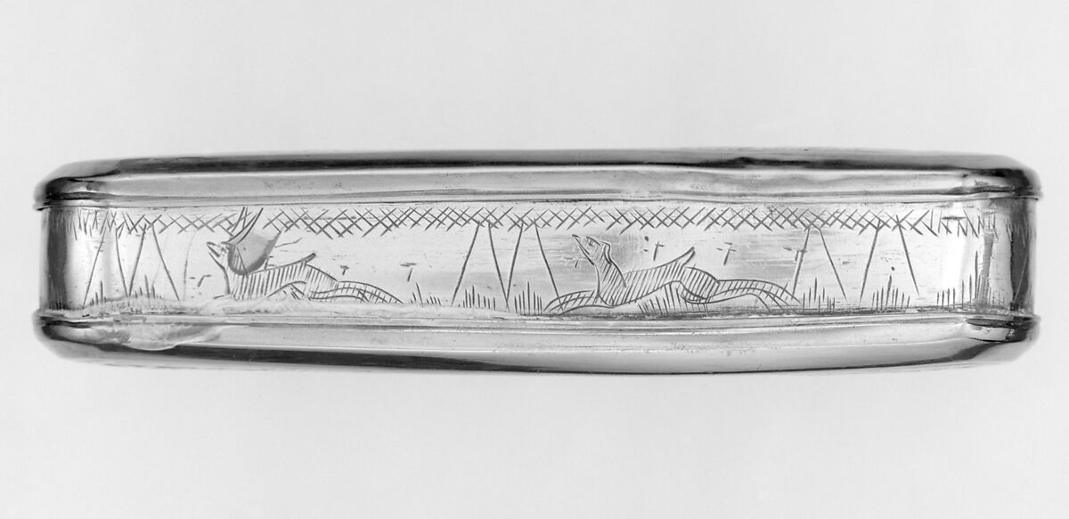 Tobacco box, Brass, copper, Dutch