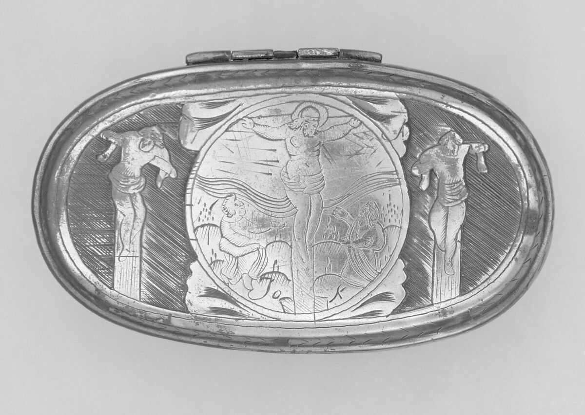 Tobacco box, Brass, Dutch