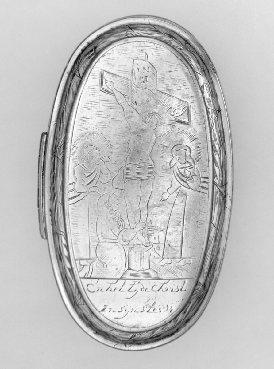 Tobacco box, Brass, copper, Dutch