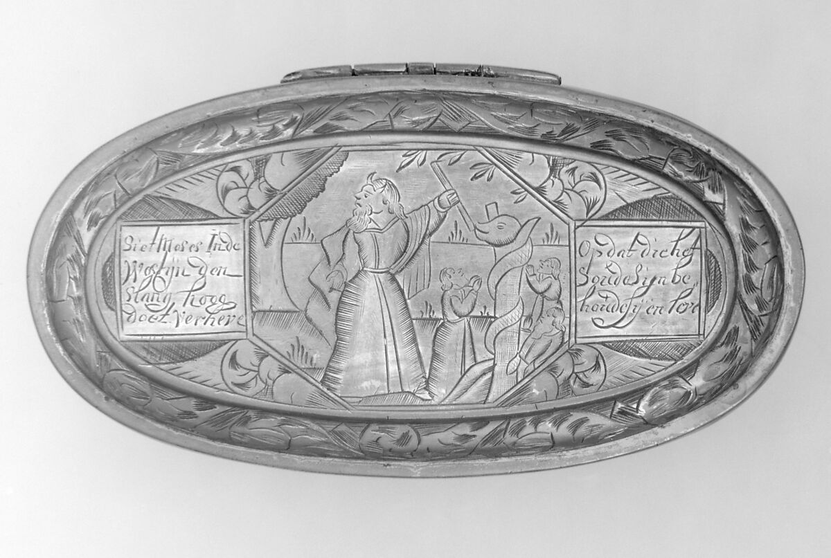 Tobacco box, Brass, Dutch