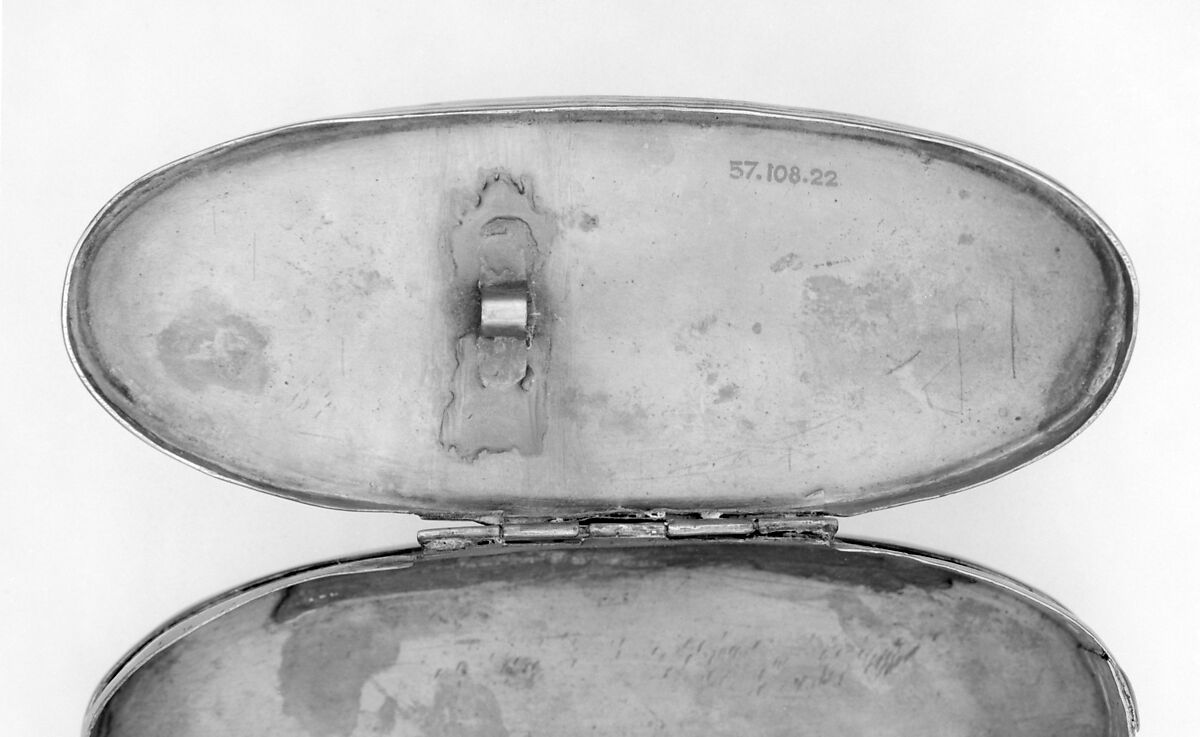 Tobacco box, Brass, copper, Dutch