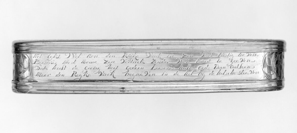 Tobacco box, Brass, Dutch