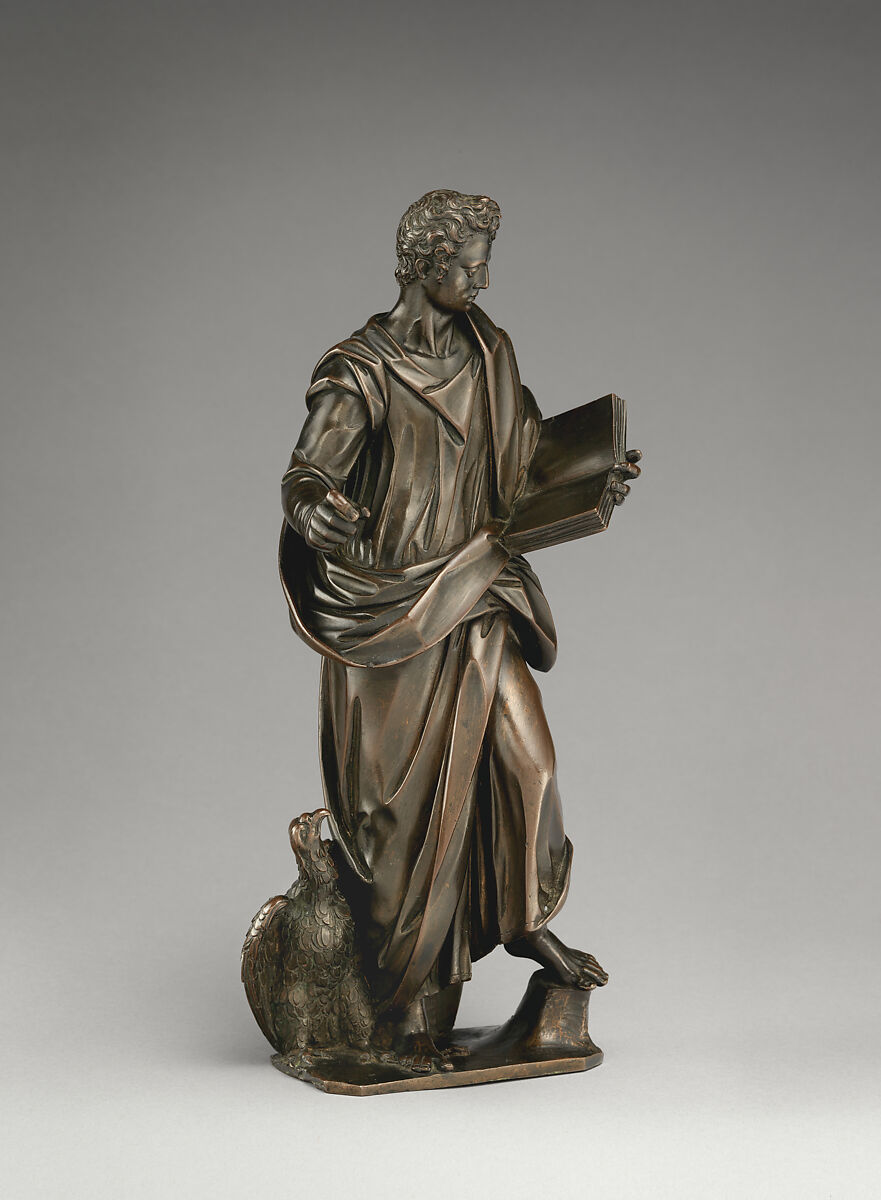 Saint John, Model and bronze cast by Antonio Susini (Italian, 1558–1624 Florence), Bronze, Italian, Florence