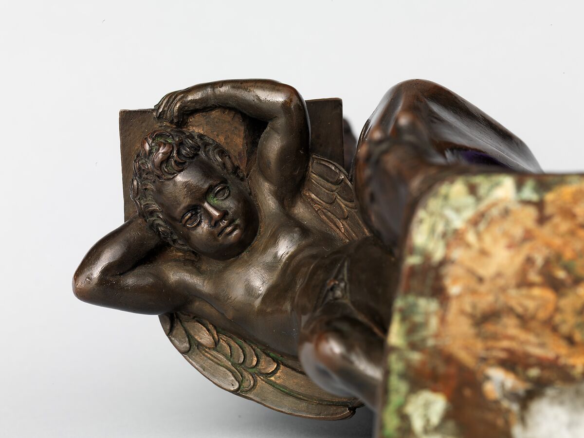 Saint Matthew, Model and cast by Antonio Susini (Italian, 1558–1624 Florence), Bronze, Italian, Florence