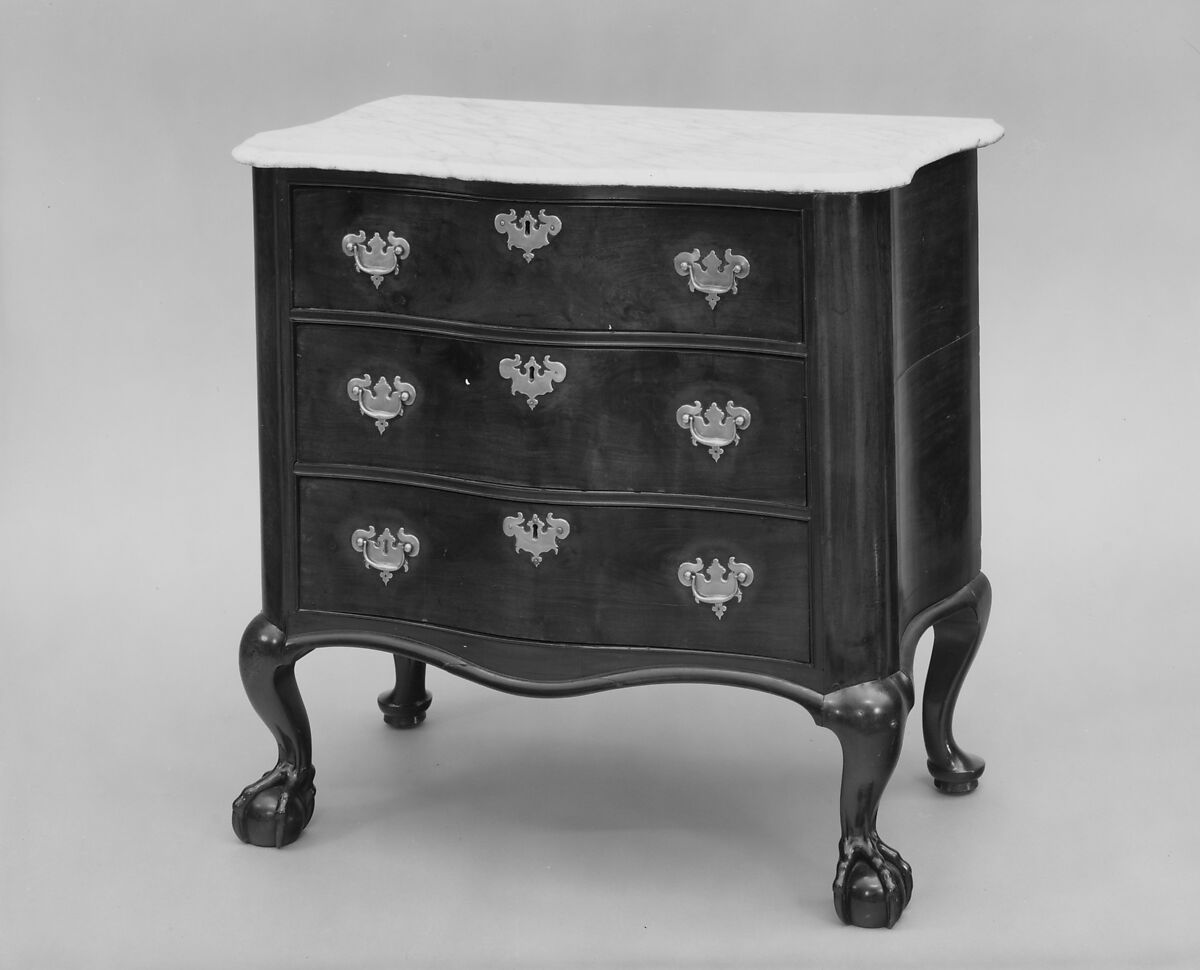 Chest of Drawers, Attributed to John Goddard (1723/1724–1785), Mahogany, white pine, chestnut, American