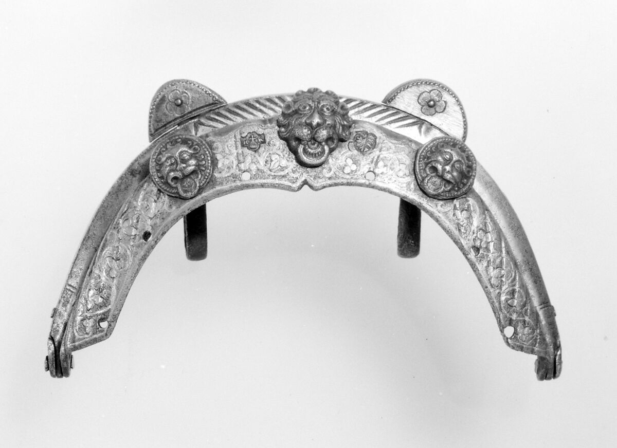 Purse frame, Steel, German, Nuremberg 