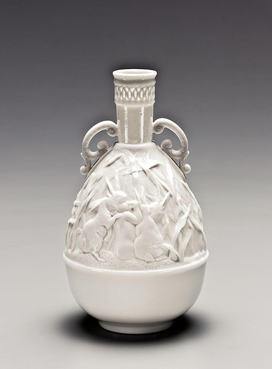 Vase, Ceramic Art Company, Trenton, New Jersey (American, 1889–1896), Porcelain, American 