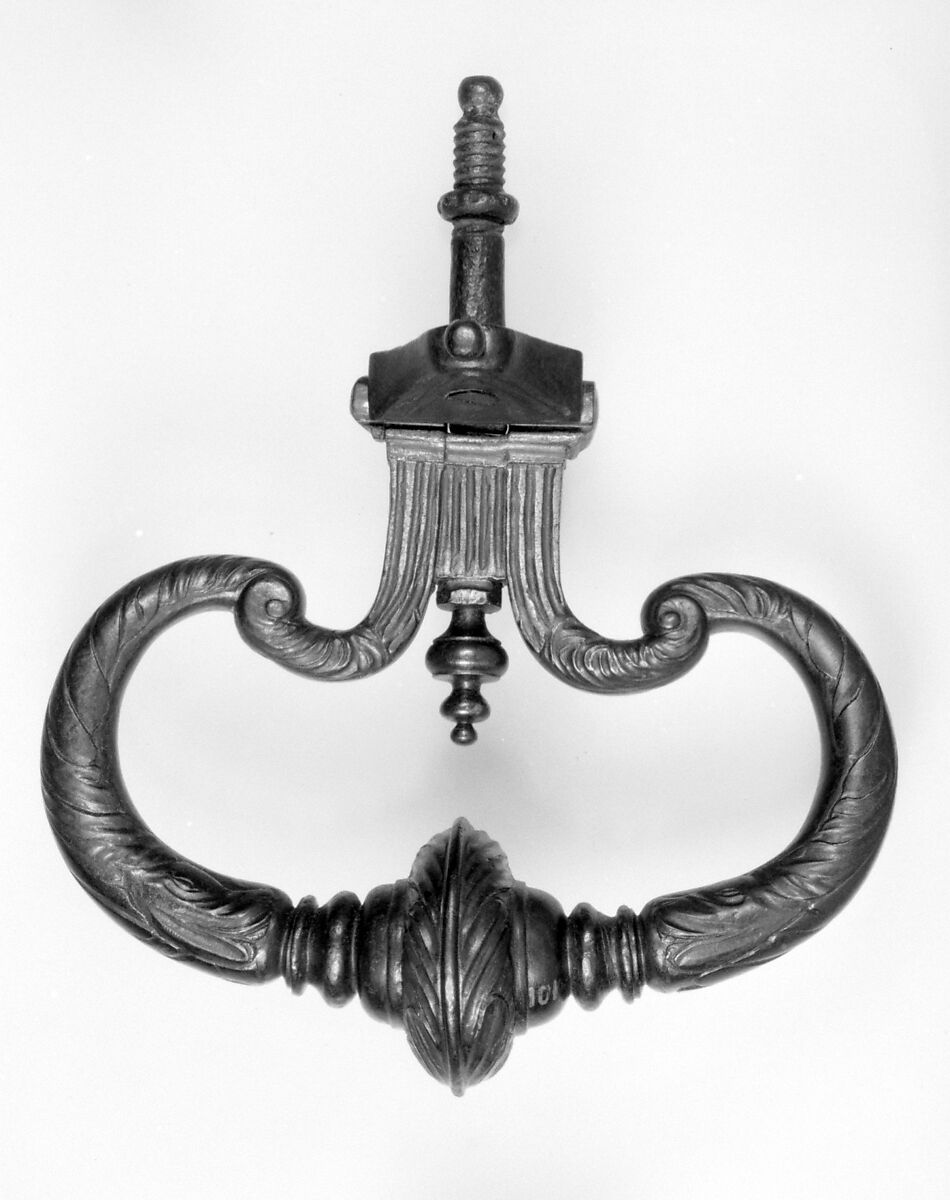 Door knocker, Iron, French 