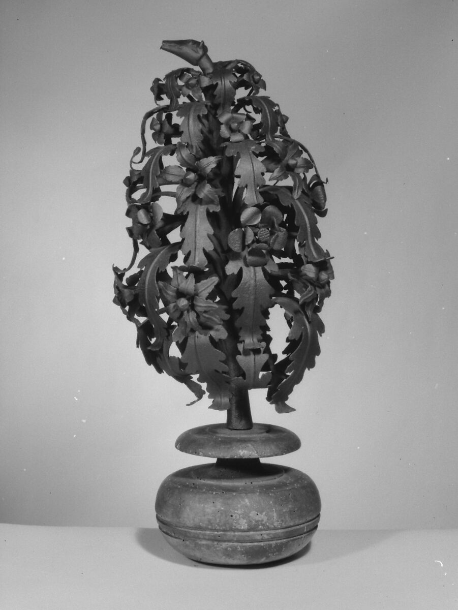 Pair of finials, Iron, Italian