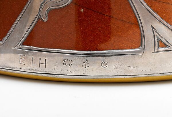 Vase, Rookwood Pottery Company (American, Cincinnati, Ohio 1880–1967), Earthenware, silver overlay, American