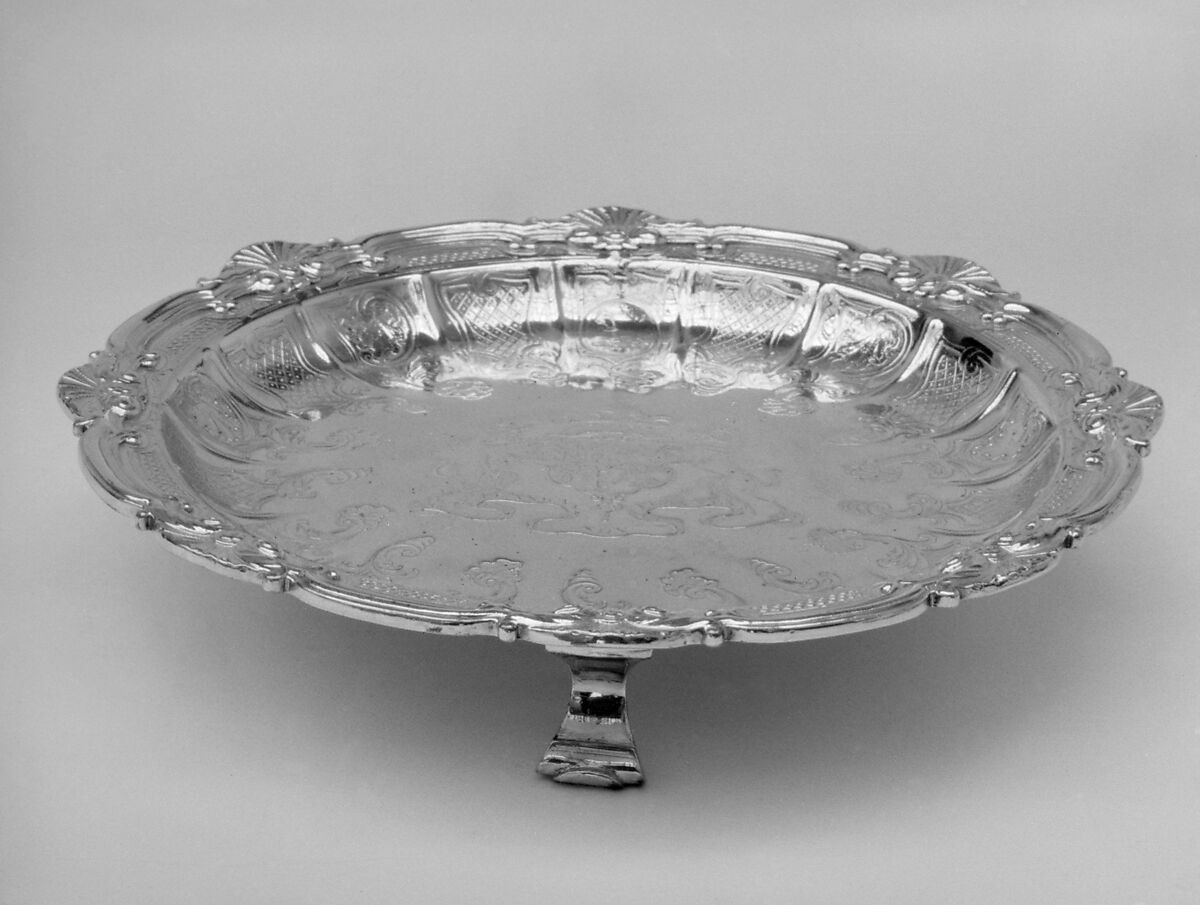 Centerpiece with cover and eight accessory dishes, Paul de Lamerie (British, 1688–1751, active 1712–51), Silver, British, London