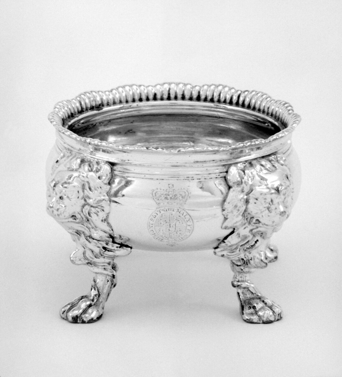 Set of four saltcellars, Paul de Lamerie (British, 1688–1751, active 1712–51), Silver, British, London 