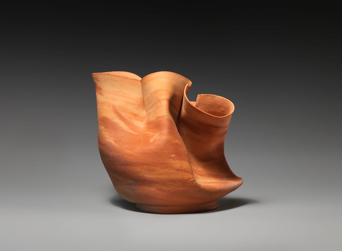Bowl, George E. Ohr (American, Biloxi, Mississippi 1857–1918  Biloxi, Mississippi), Earthenware, American