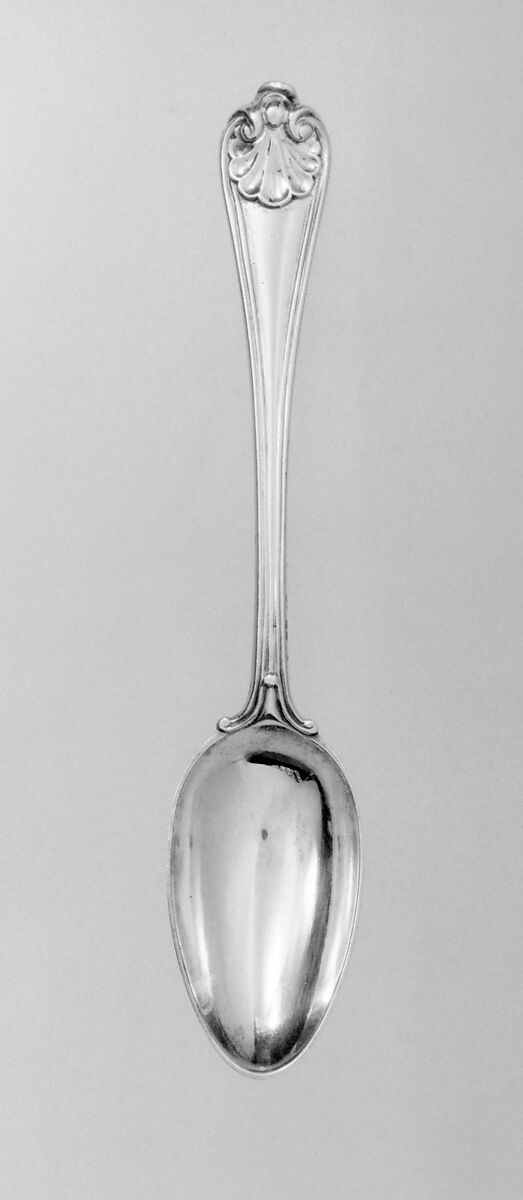 Twelve spoons, Paul de Lamerie (British, 1688–1751, active 1712–51), Silver gilt, British, London 