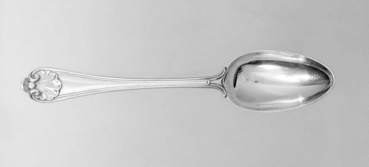 Twelve spoons, Paul de Lamerie (British, 1688–1751, active 1712–51), Silver gilt, British, London