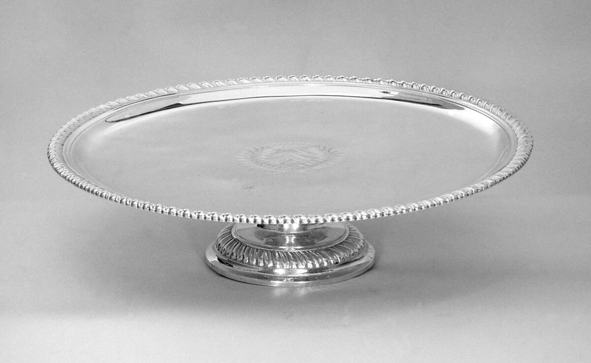 Tazza, Pierre Platel (1664–1719, active England 1699–1719), Silver, British, London 