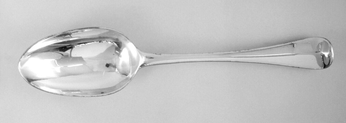Spoon, Possibly by William Darker (active 1718–33), Silver, British, London 