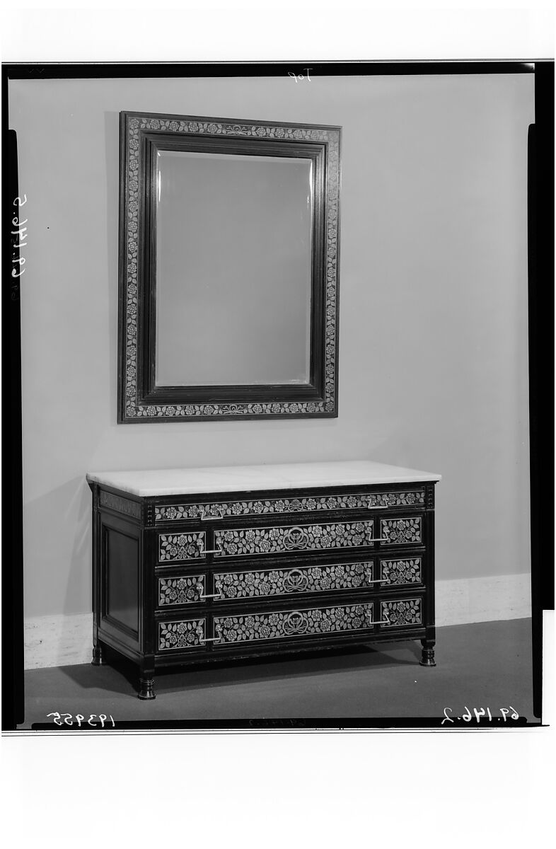 Chest of Drawers, Herter Brothers (German, active New York, 1864–1906), Cherry, poplar, cedar, American