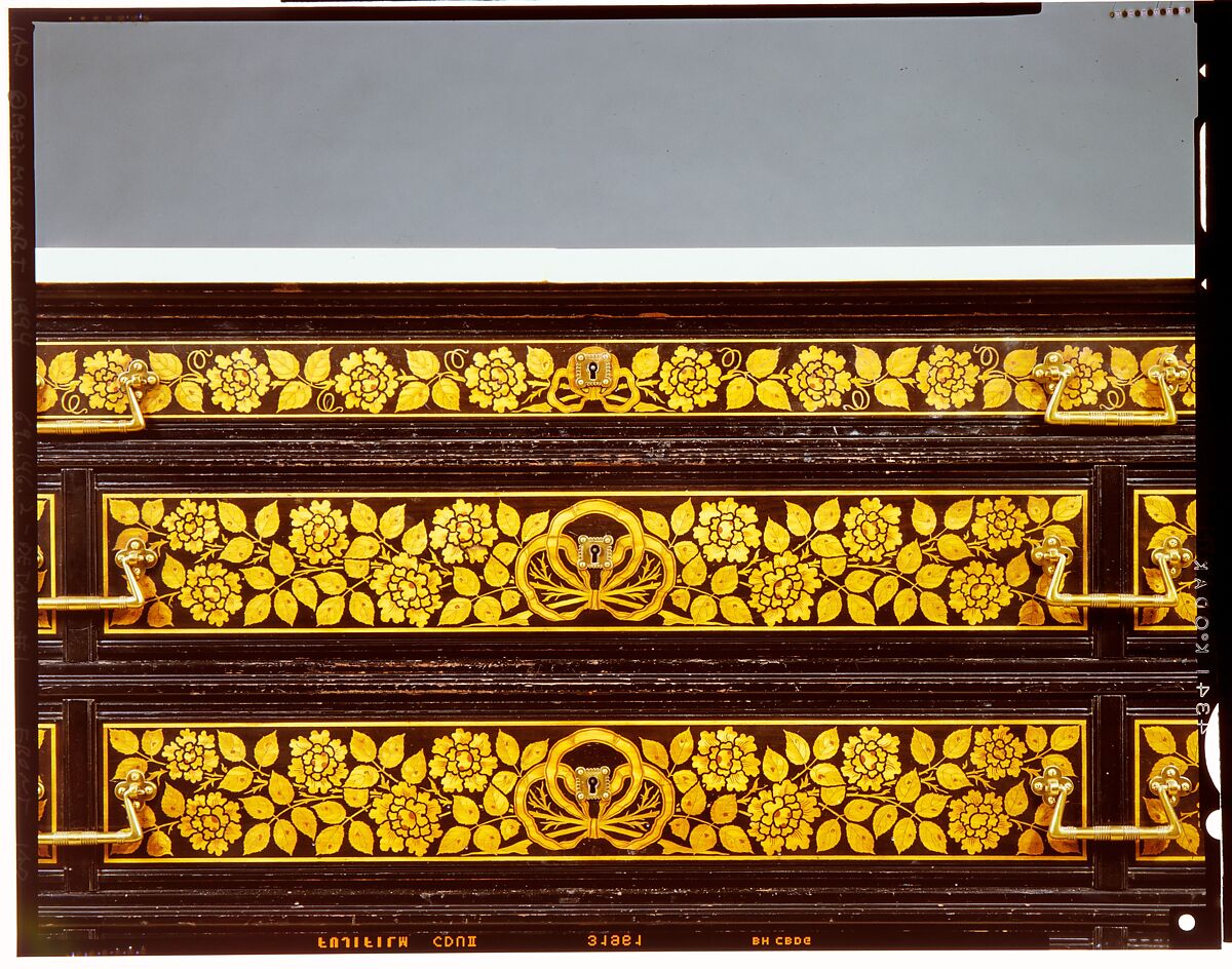 Chest of Drawers, Herter Brothers (German, active New York, 1864–1906), Cherry, poplar, cedar, American