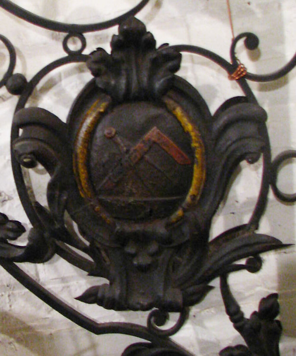 Sign bracket, Iron, French