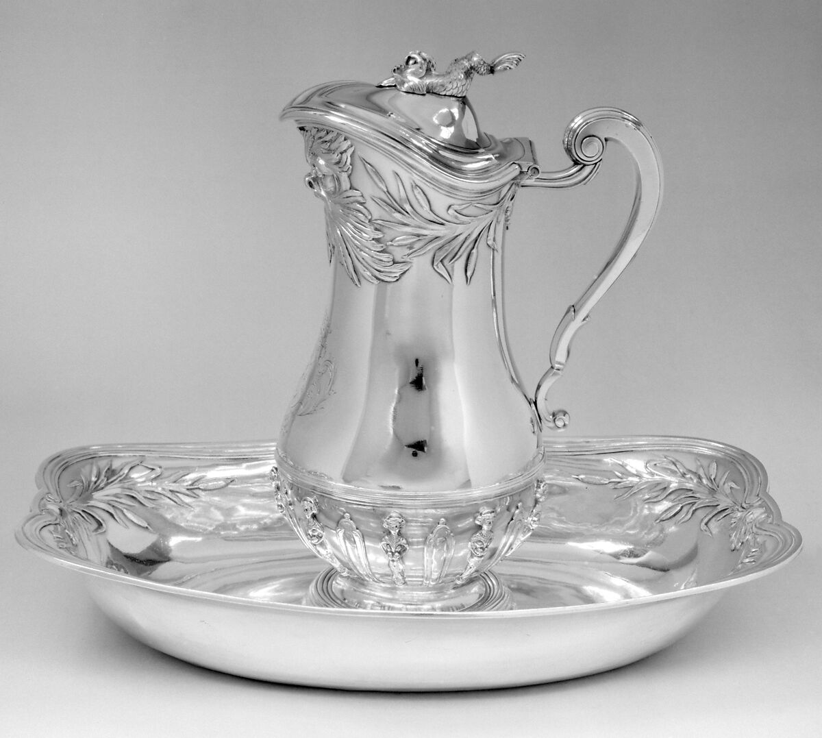 Basin, Marc Bazille (1706–1777, master 1732), Silver, French, Montpellier