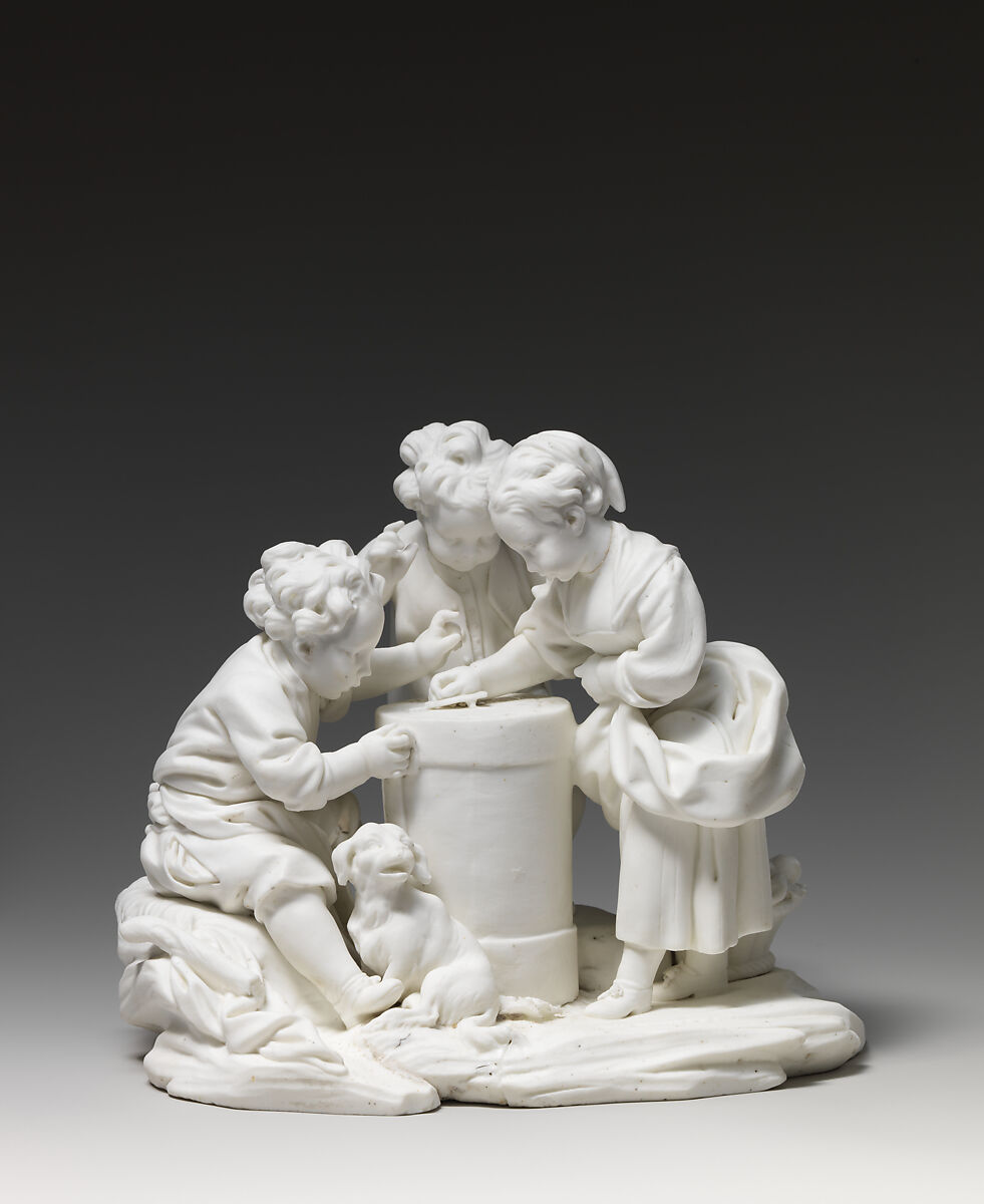 The Lottery, Sèvres Manufactory (French, 1740–present), Soft-paste biscuit porcelain, French, Sèvres 