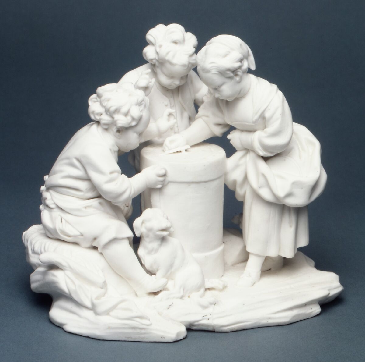 The Lottery, Sèvres Manufactory (French, 1740–present), Soft-paste biscuit porcelain, French, Sèvres