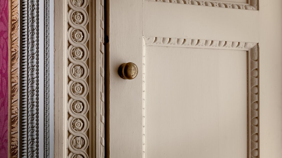 Woodwork and ceiling from the Tapestry Room from Croome Court, Robert Adam (British, Kirkcaldy, Scotland 1728–1792 London), Plaster, wood, tapestry, British
