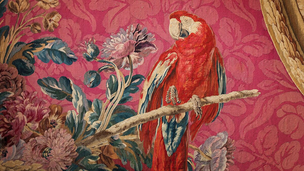 Allegories of Air (Cephalus and Aurora) and Earth (Vertumnus and Pomona), General conception by Jacques Germain Soufflot (French, Irancy 1713–1780 Paris), Wool, silk (22-24 warps per inch, 9-10 per cm), French, Paris