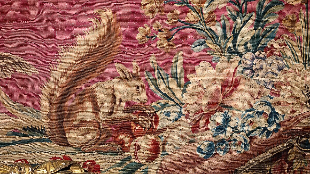 Allegories of Air (Cephalus and Aurora) and Earth (Vertumnus and Pomona), General conception by Jacques Germain Soufflot (French, Irancy 1713–1780 Paris), Wool, silk (22-24 warps per inch, 9-10 per cm), French, Paris