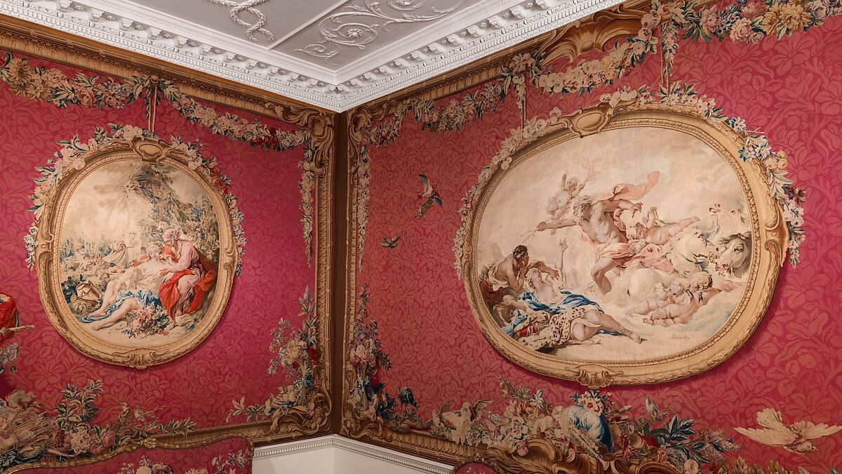 Allegory of Water (Neptune Rescuing Amymone), General conception by Jacques Germain Soufflot (French, Irancy 1713–1780 Paris), Wool, silk (22-24 warps per inch, 9-10 per cm), French, Paris