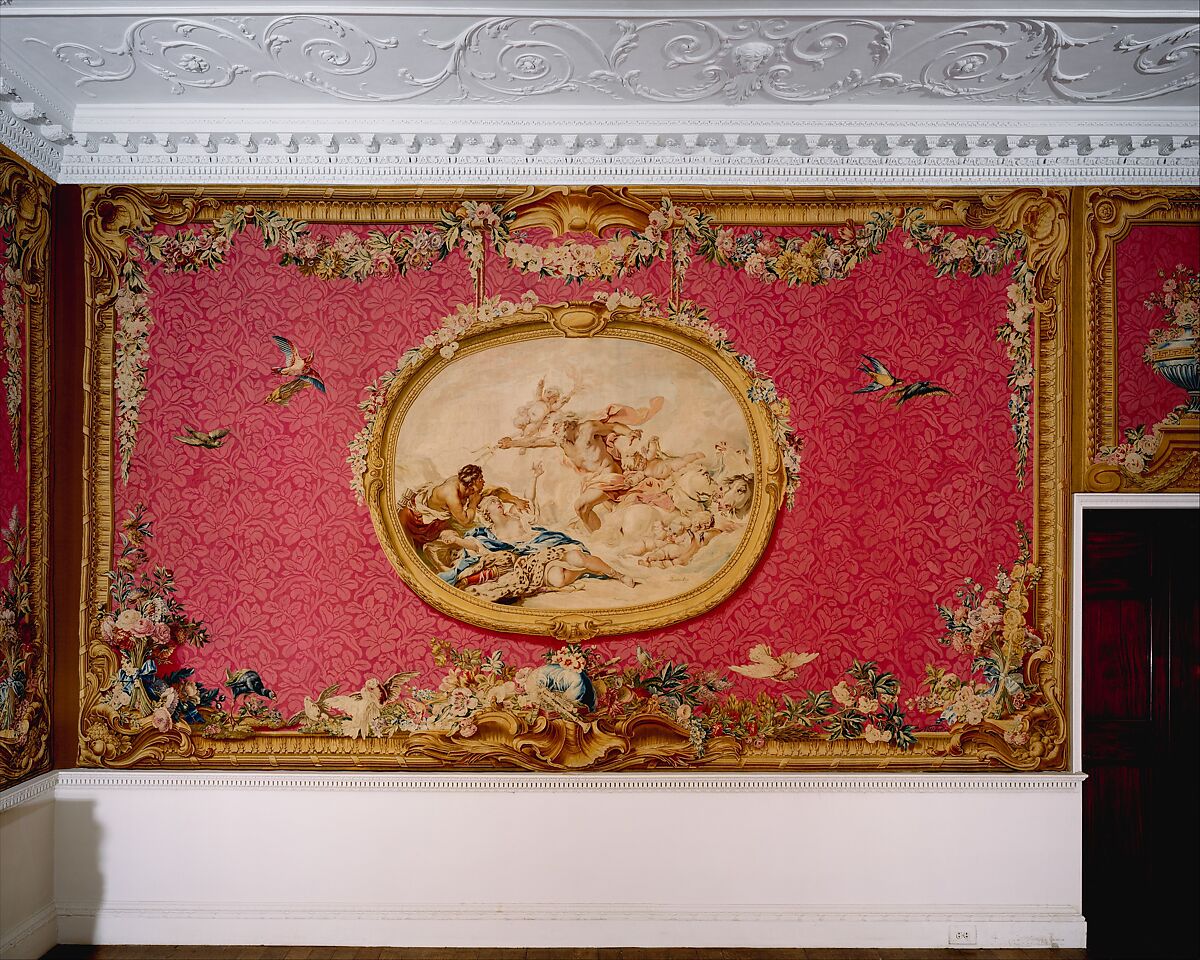 Allegory of Water (Neptune Rescuing Amymone), General conception by Jacques Germain Soufflot (French, Irancy 1713–1780 Paris), Wool, silk (22-24 warps per inch, 9-10 per cm), French, Paris 