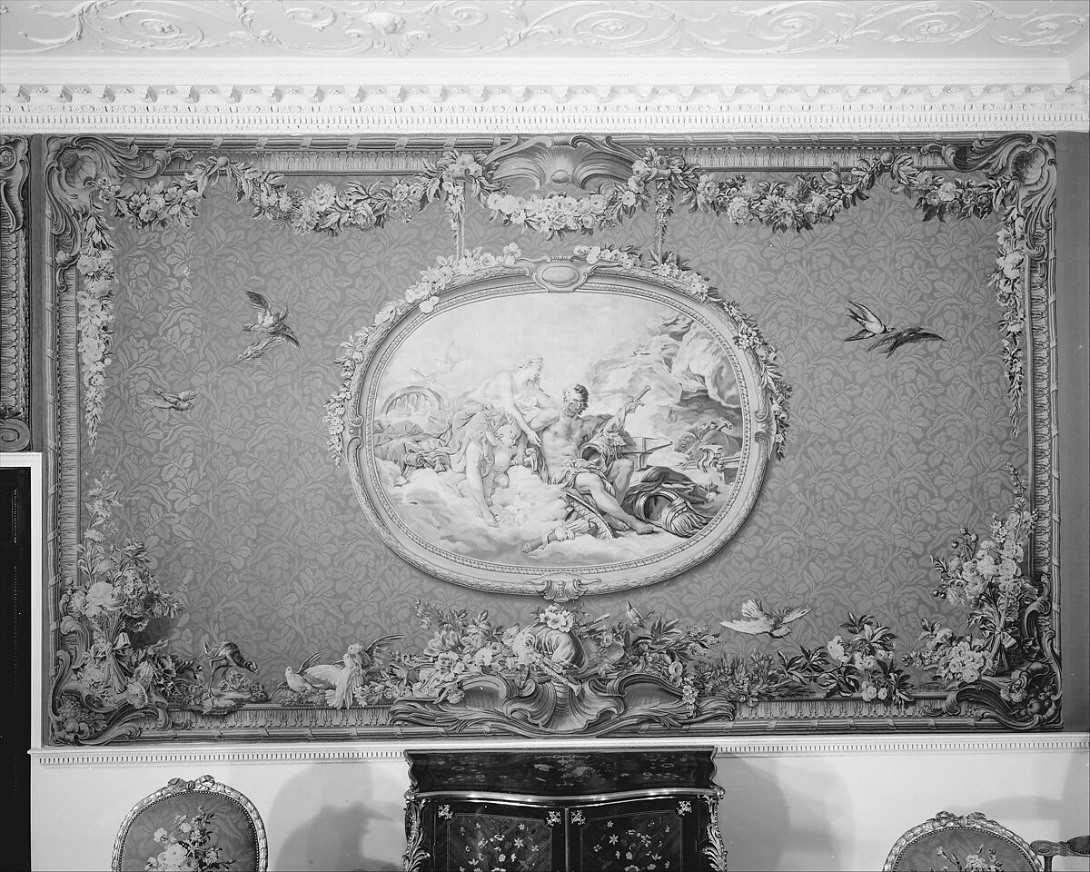 Allegory of Fire (Venus Visiting Vulcan), General conception by Jacques Germain Soufflot (French, Irancy 1713–1780 Paris), Wool, silk (22-24 warps per inch, 9–10 per cm.), French, Paris