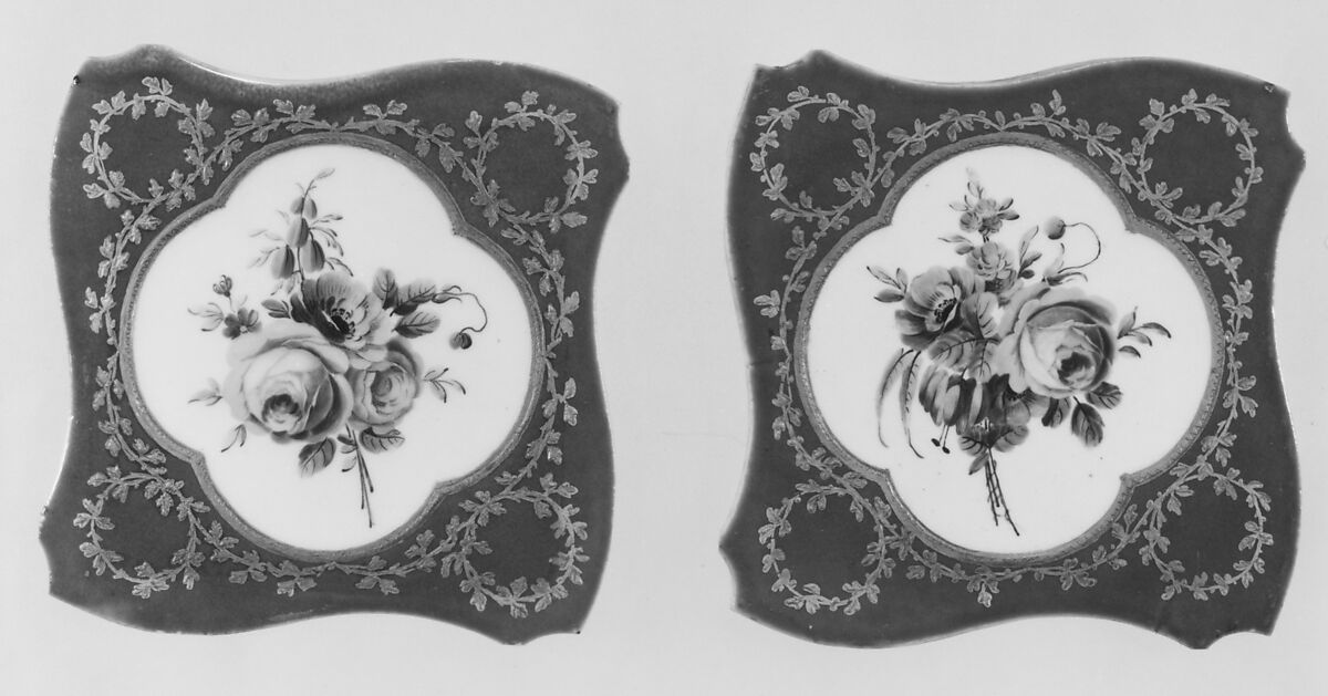 Cabinet, Porcelain plaques by Sèvres Manufactory (French, 1740–present), Oak, tulipwood, gilt bronze, soft-paste porcelain, marble, mirror glass, French, Paris and Sèvres