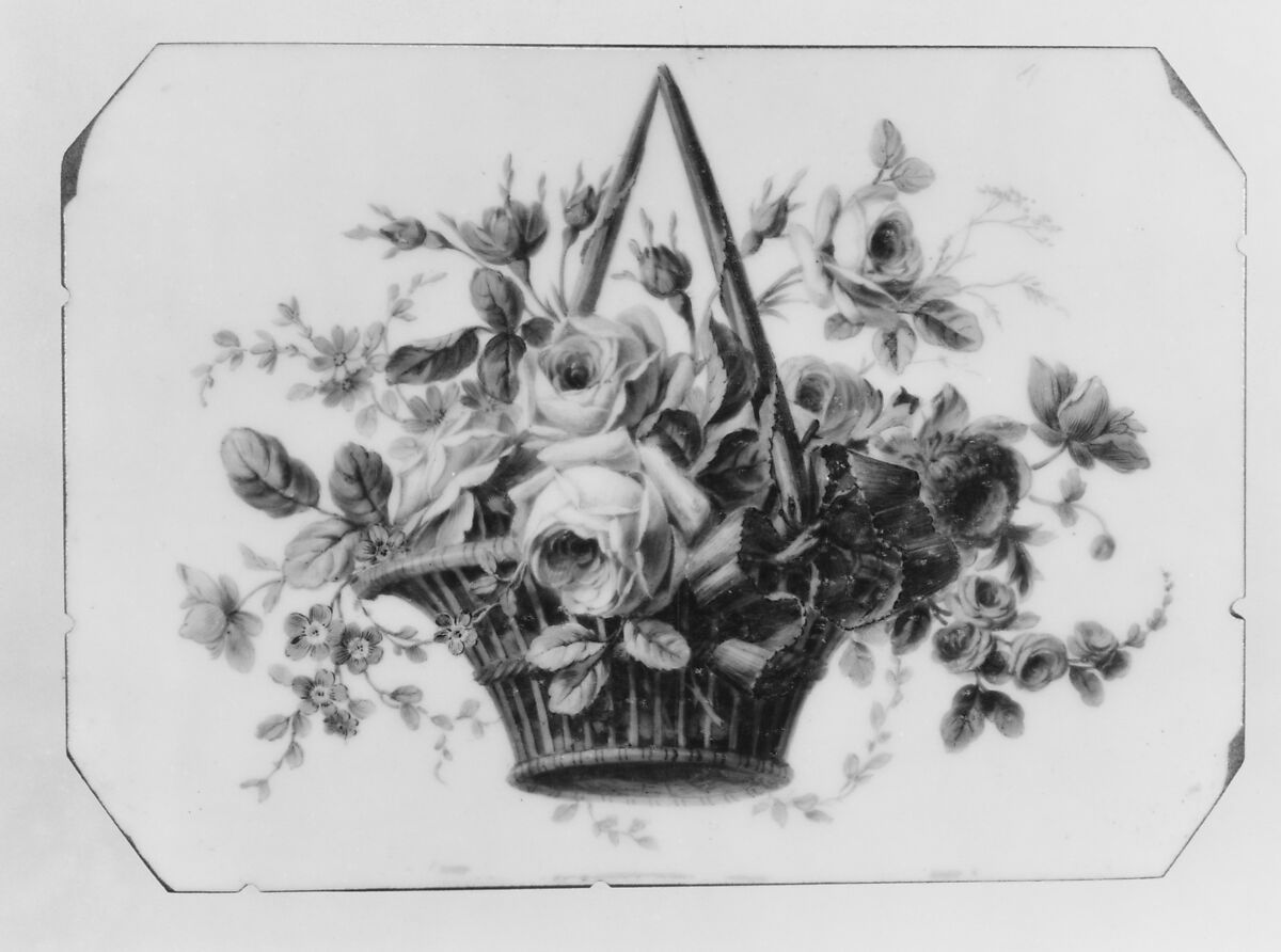 Desk, Porcelain plaques by Sèvres Manufactory (French, 1740–present), Oak, pine, satinwood, tulipwood, green-stained wood, purplewood, marble, soft-paste porcelain, possibly British with French, Sèvres porcelain