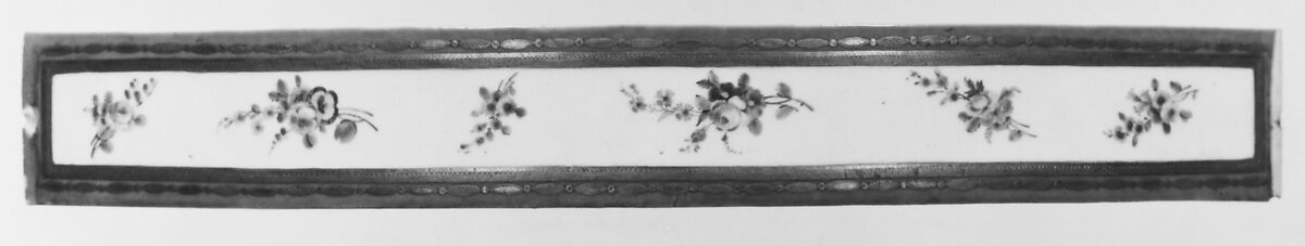 Cabinet, Martin Carlin (French, near Freiburg im Breisgau ca. 1730–1785 Paris), Oak veneered with tulipwood and amaranth, holly, and ebonized holly; gilt bronze, soft-paste porcelain, marble, mirror glass, silk, French, Paris and Sèvres