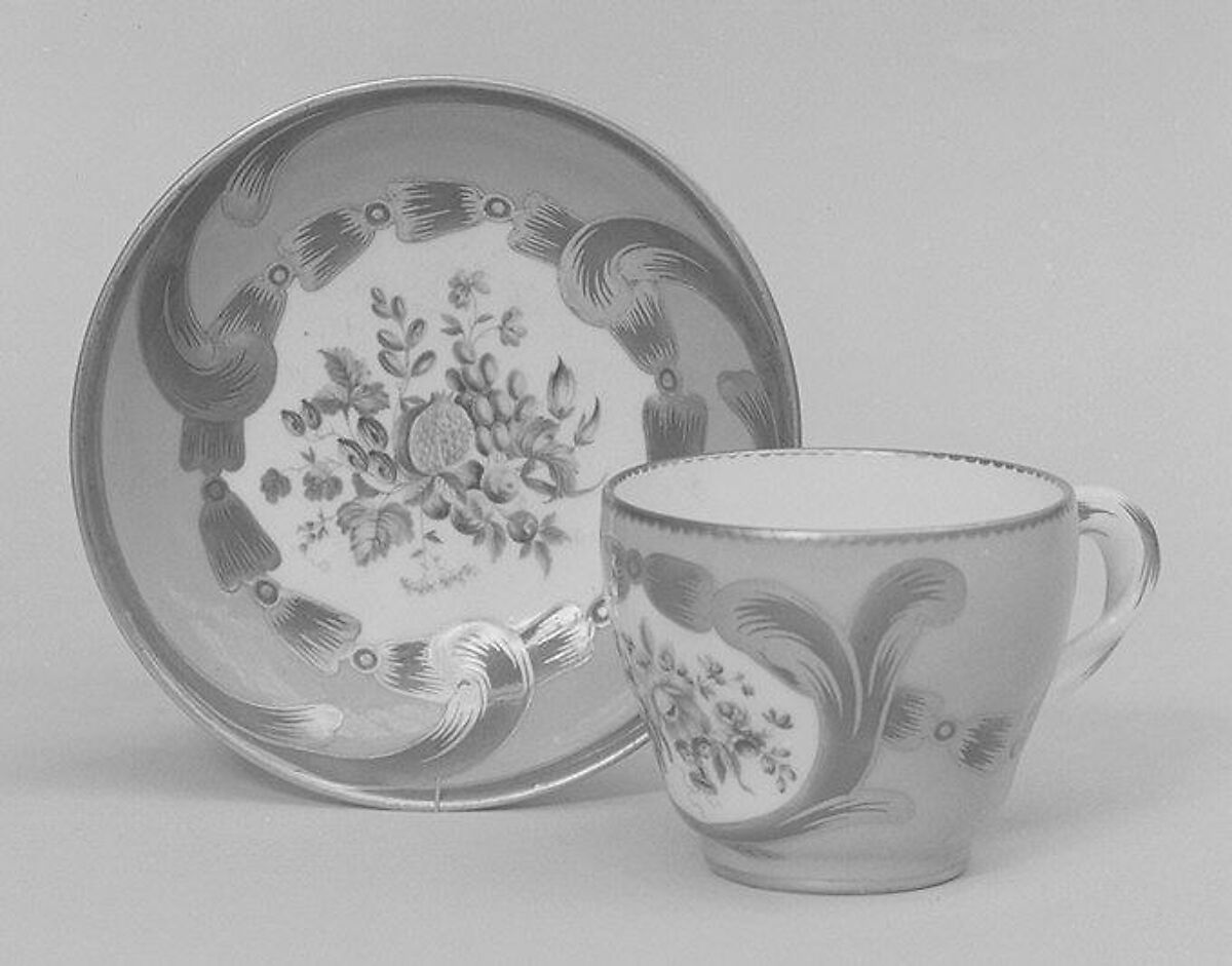 Cup (part of a service), Sèvres Manufactory (French, 1740–present), Soft-paste porcelain, French, Sèvres 