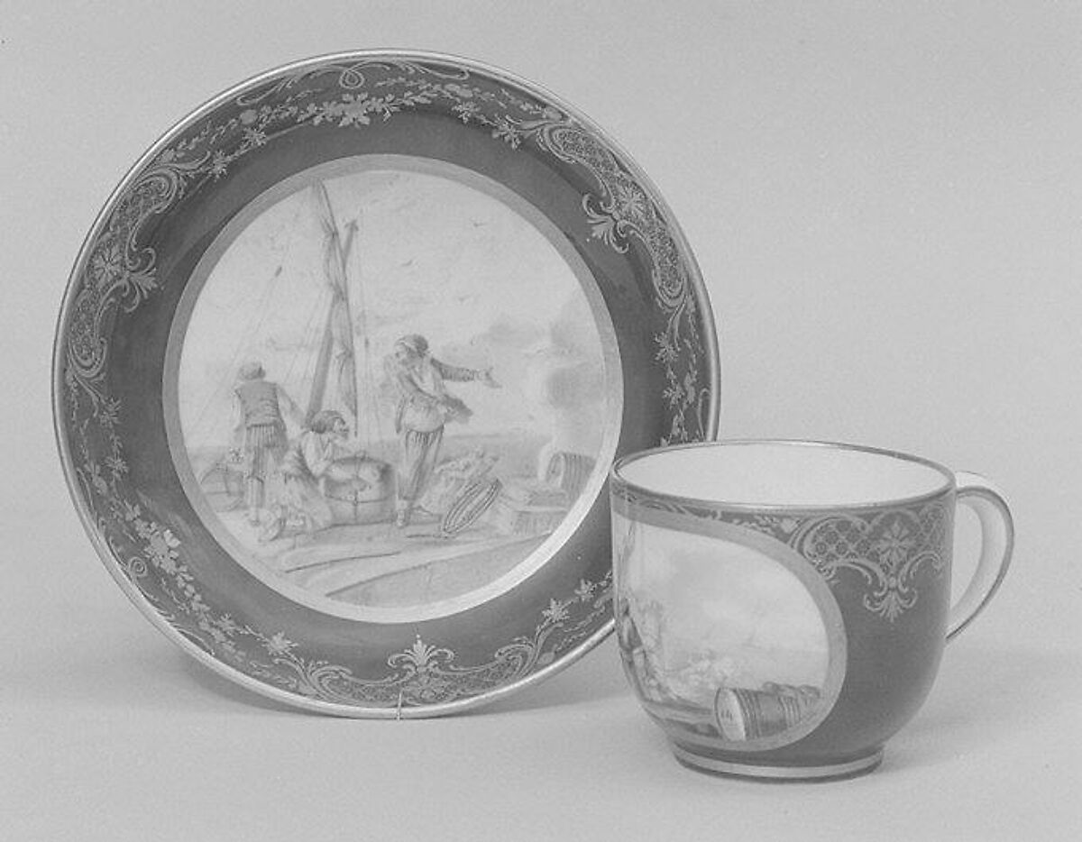 Cup (gobelet Bouillard) (part of a service), Sèvres Manufactory (French, 1740–present), Soft-paste porcelain, French, Sèvres 