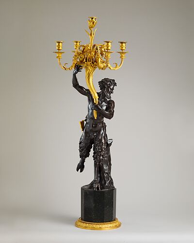 Five-light candelabrum (one of a pair)