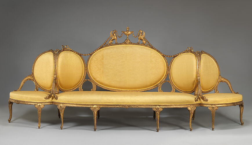 Settee (Confidante) (part of a set)