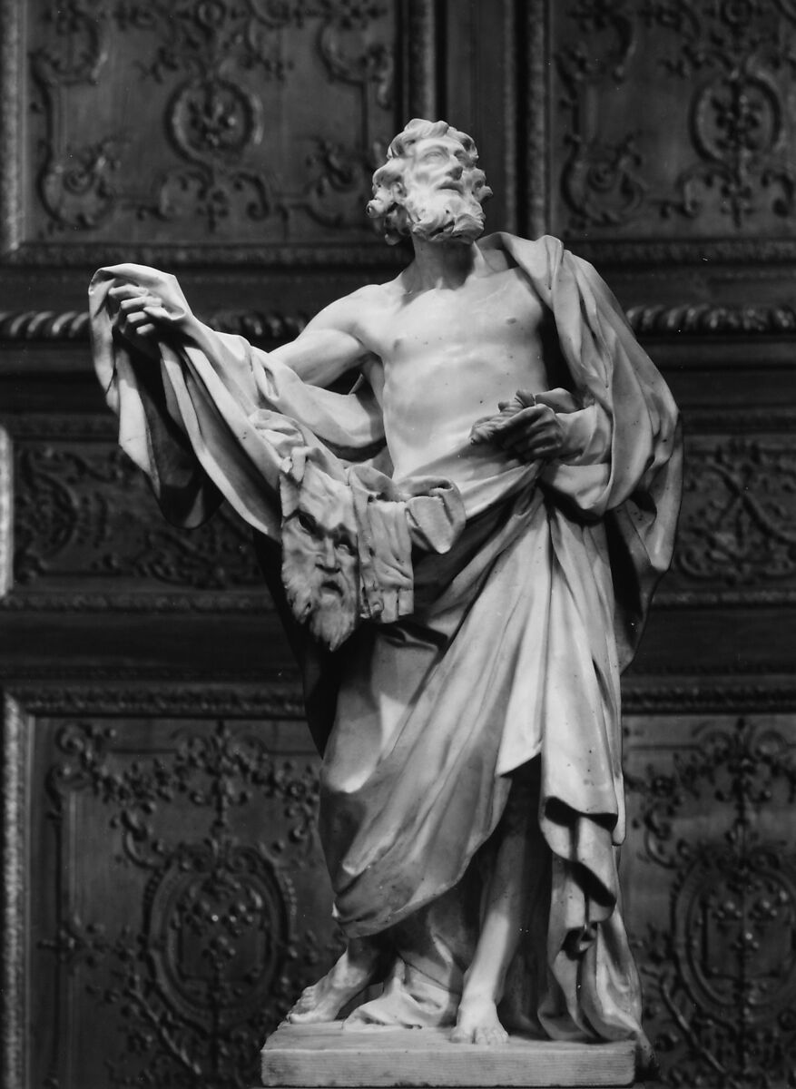 Saint Bartholomew, After a composition by Pierre Legros II (Italian (born France), Paris 1666–1719 Rome), Marble, Italian, Rome