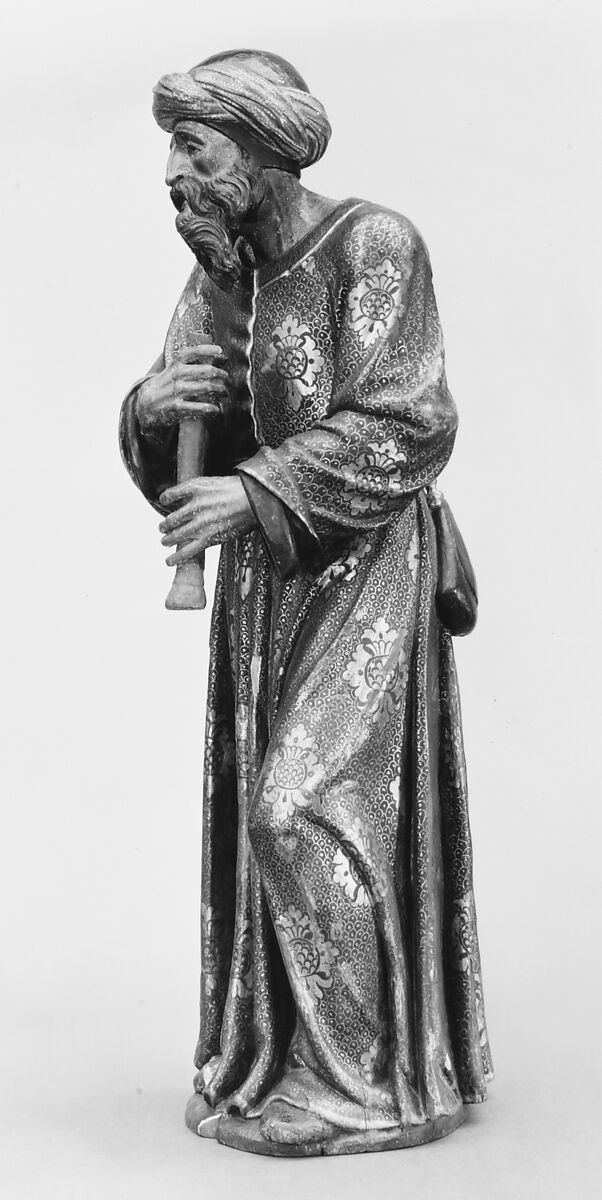 Magus, Master Close to Francisco Giralte (ca. 1500–1576), Wood, carved, painted and gilded, Spanish, Castilian