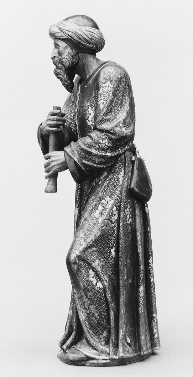 Magus, Master Close to Francisco Giralte (ca. 1500–1576), Wood, carved, painted and gilded, Spanish, Castilian