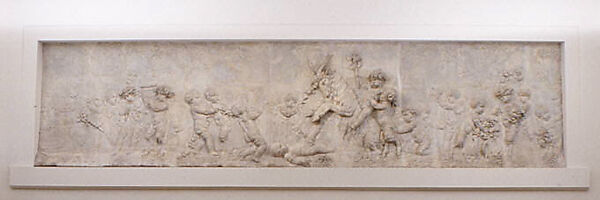 Children and satyr children leading a goat to sacrifice (part of a group)