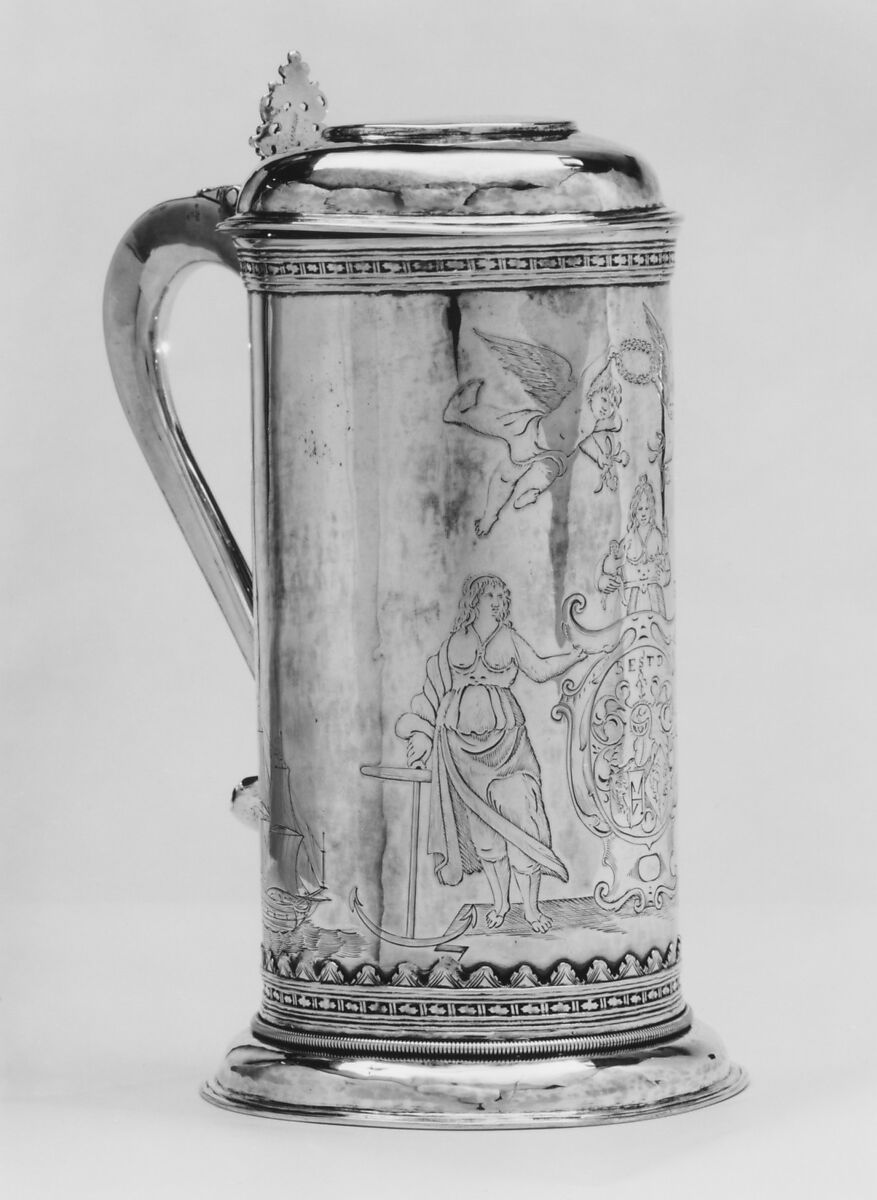 Flagon, Silver, Dutch, Sneek