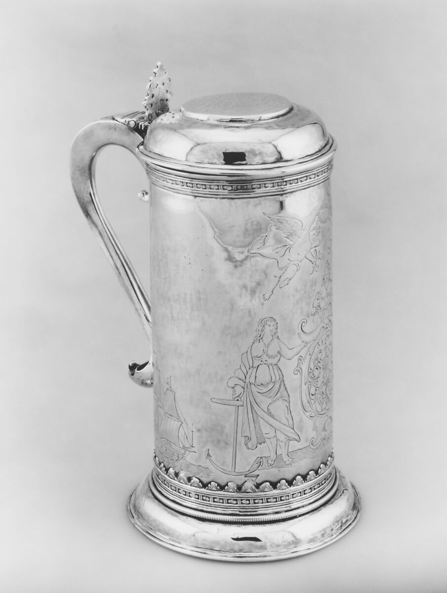 Flagon, Silver, Dutch, Sneek