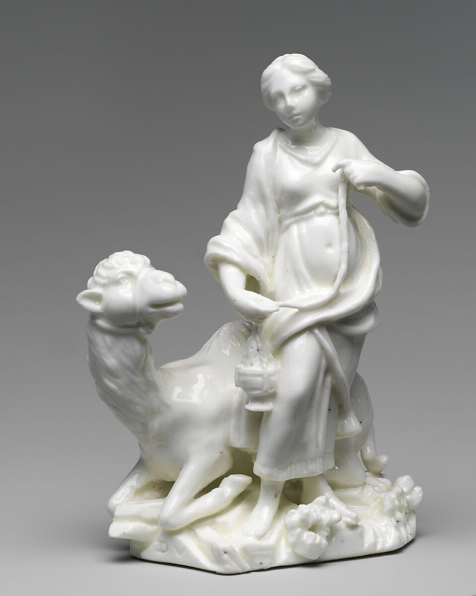 Asia, Mennecy, Soft-paste porcelain, French, Mennecy