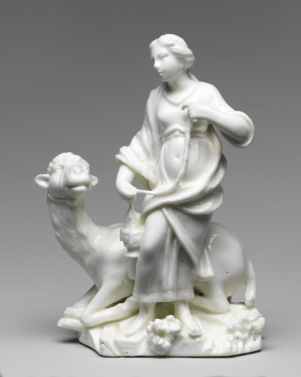 Asia, Mennecy, Soft-paste porcelain, French, Mennecy 