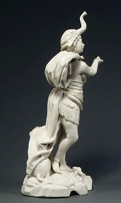 Africa, from Allegories of the Four Continents, Fulda Pottery and Porcelain Manufactory (German, 1764–1789), Hard-paste porcelain, German, Fulda