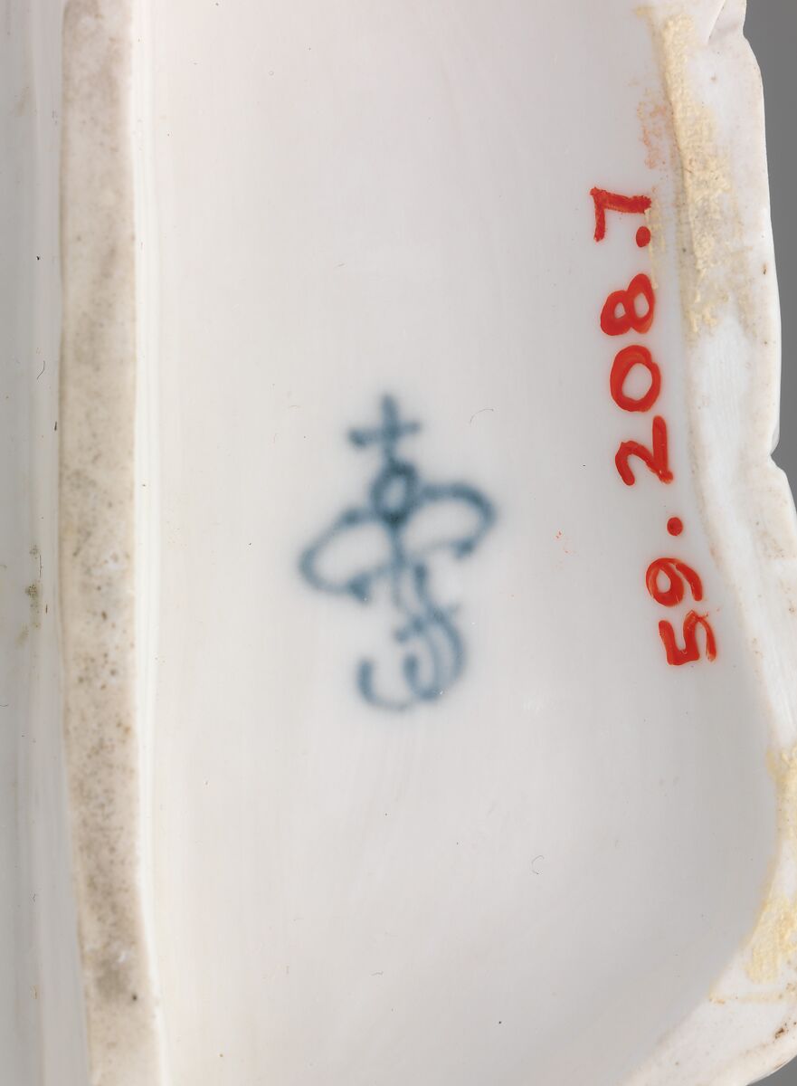 Asia, from Allegories of the Four Continents, Fulda Pottery and Porcelain Manufactory (German, 1764–1789), Hard-paste porcelain, German, Fulda